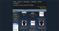 Desktop Screenshot of bostonteepartystore.com